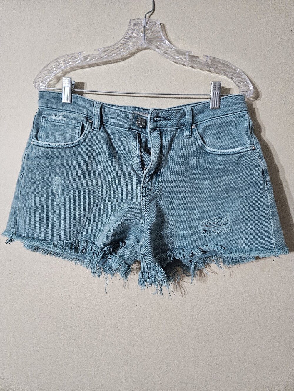 KUT From The Kloth Jane Long Short High Rise Jean Shorts Size 6